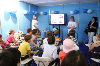 Волонтеры «Нестле ВотерКулерс Сервис» провели уроки для детей в рамках водного форума ЭКВАТЭК - 2014