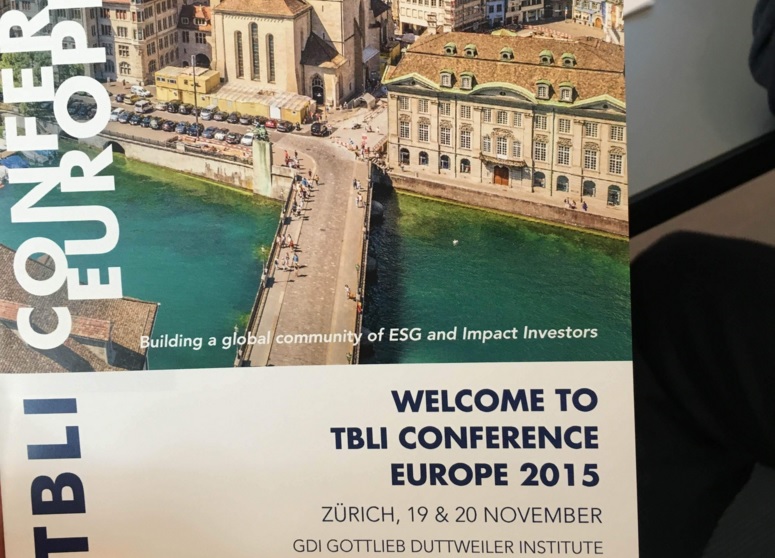 TBLI CONFERENCE EUROPE 2015,