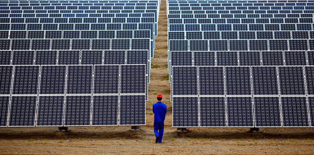 Китай увеличил производство солнечной энергии на 80%