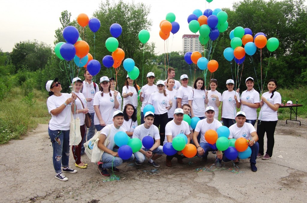 Экологическая акция «Мөлдір су» стартовала в г. Алматы на Аэропортовском озере